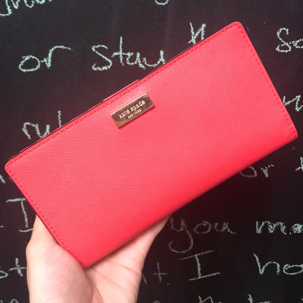Kate Spade New York Pink Coral Wallet